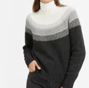 Everlane ski fair isle sweater, warm wool, large